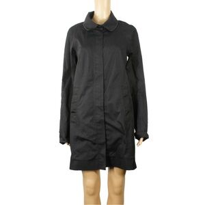 Lululemon Athletica Rain On Black Long Rain Jacket Coat